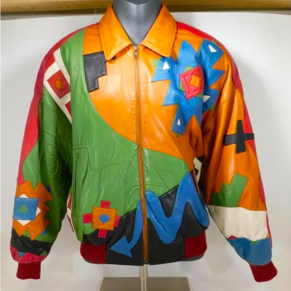 Vintage Marc Buchanan Pelle Pelle Picasso Leather Jacket